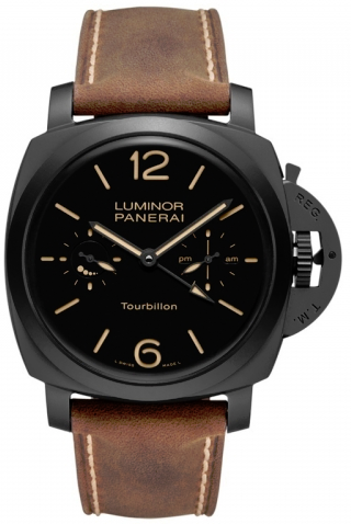 Panerai,Panerai - Luminor 1950 Tourbillon GMT Ceramica - Watch Brands Direct