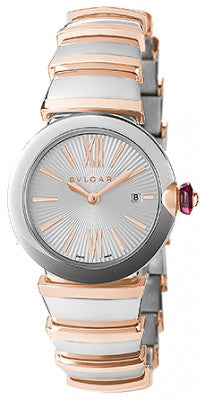 Bulgari - Lucea Quartz 28mm - Stainless Steel and Rose Gold