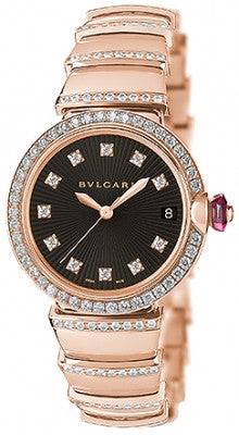 Bulgari - Lucea Automatic 33mm - Rose Gold - Diamond Bracelet