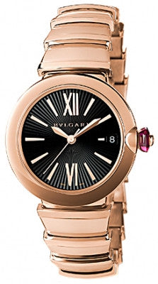 Bulgari,Bulgari - Lucea Automatic 33mm - Rose Gold - Watch Brands Direct