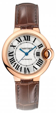 Cartier Ballon Bleu 33mm Pink Gold Watch Brands Direct