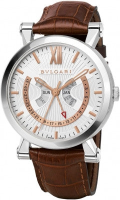 Bulgari,Bulgari - Sotirio Bulgari Annual Calendar 42mm - White Gold - Limited Edition - Watch Brands Direct
