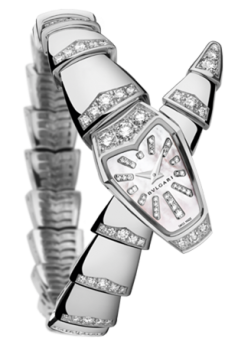 Bulgari,Bulgari - Serpenti - 26mm - White Gold and Diamonds - Watch Brands Direct