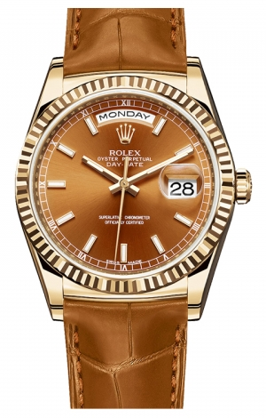 Rolex presidential 2025 leather band