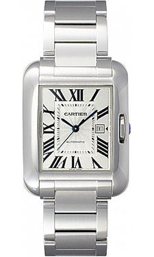 Cartier - Tank Anglaise - Stainless Steel and Pink Gold – Watch Brands  Direct - Luxury Watches at the Largest Discounts