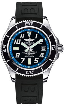 Pro Iii Breitling Black Diver Pro Rubber Strap Breitling
