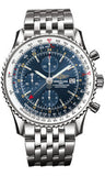 Breitling,Breitling - Navitimer World Stainless Steel - Navitimer Bracelet - Watch Brands Direct