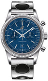 Breitling,Breitling - Transocean Chronograph 38 Steel - Diamond Bezel - Air Racer Bracelet - Watch Brands Direct