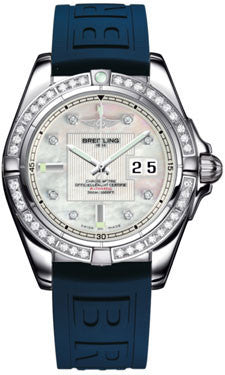 Breitling Galactic 41 Stainless Steel Diamond Bezel Diver