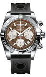 Breitling,Breitling - Chronomat 41 Steel Polished Bezel - Ocean Racer Strap - Watch Brands Direct