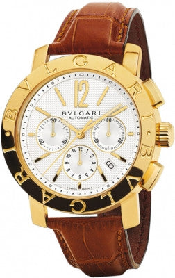 Bulgari - BVLGARI Chronograph 42mm - Yellow Gold - Watch Brands Direct
