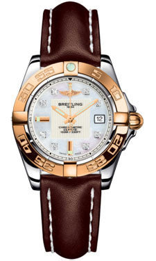 Breitling - Galactic 32 Steel-Rose Gold - Leather Strap – Watch