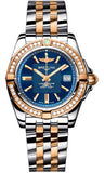 Breitling,Breitling - Galactic 32 Steel-Rose Gold - Diamond Bezel - Pilot Bracelet - Watch Brands Direct