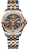 Breitling,Breitling - Galactic 32 Steel-Rose Gold - Diamond Bezel - Pilot Bracelet - Watch Brands Direct