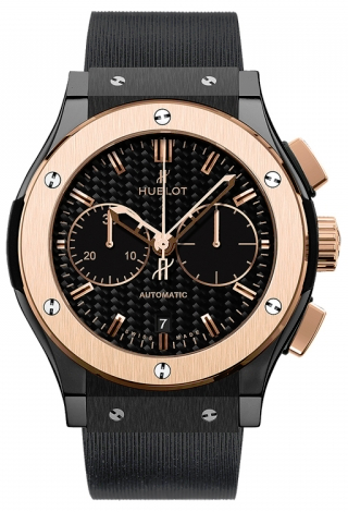 Hublot,Hublot - Classic Fusion 45mm Chronograph - Ceramic And King Gold - Watch Brands Direct