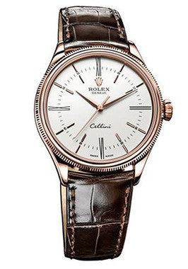 Rolex cellini time rose gold discount