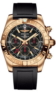 Breitling,Breitling - Chronomat 44 GMT Rose Gold on Diver Pro II - Watch Brands Direct