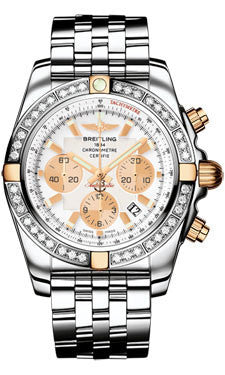 Breitling - 44 Two-Tone 40 Diamond - Pilot Steel Brace – Watch Brands - Luxury Watches the Largest Discounts