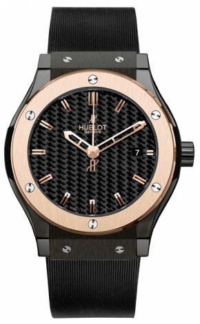 Hublot,Hublot - Classic Fusion 42mm Ceramic And Red Gold - Watch Brands Direct