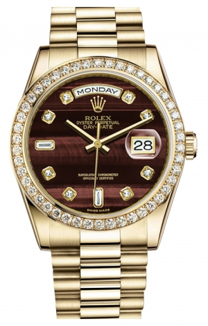 Yellow 2025 diamond rolex