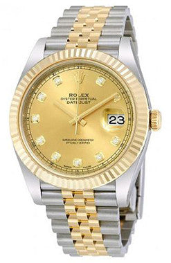 Drastisk konstant Clip sommerfugl Rolex - Datejust 41mm - Stainless Steel and Yellow Gold - Fluted Bezel –  Watch Brands Direct - Luxury Watches at the Largest Discounts