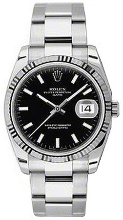 glas Forhandle industri Rolex - Date 34mm Fluted Bezel - Oyster Bracelet – Watch Brands Direct -  Luxury Watches at the Largest Discounts