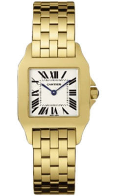 cartier santos medium yellow gold