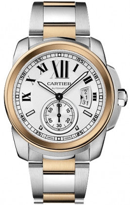 Cartier Calibre de Cartier Automatic Steel and Pink Gold – Watch