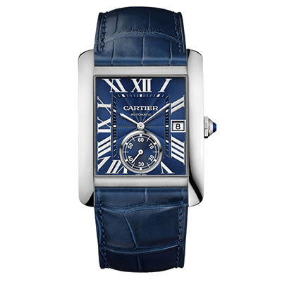 Cartier,Cartier - Tank MC - Stainless Steel - Watch Brands Direct