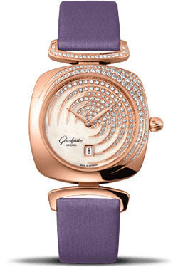 Glashutte Original,Glashutte Original - Ladies Collection - Pavonina Red Gold - White - Watch Brands Direct