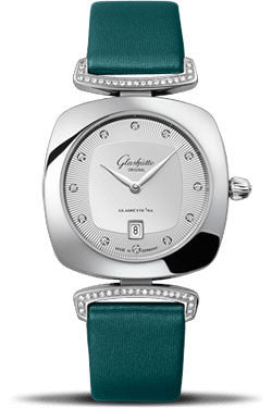 Glashutte Original,Glashutte Original - Ladies Collection - Pavonina Steel - Silver - Watch Brands Direct