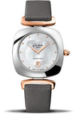 Glashutte Original,Glashutte Original - Ladies Collection - Pavonina Stainless Steel and Red Gold - Mother of Pearl - Watch Brands Direct