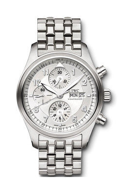 IWC - Pilot's Watch - Spitfire Double Chronograph - Watch Brands Direct
