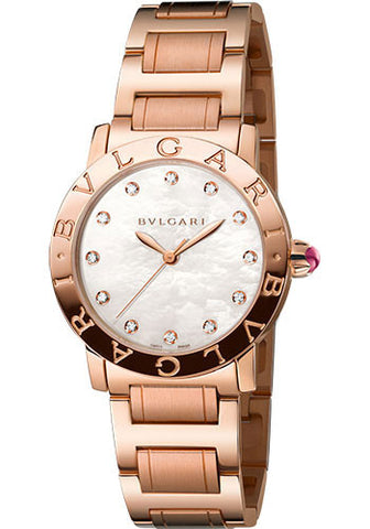 Bulgari - BVLGARI - 33mm - Pink Gold - Watch Brands Direct
