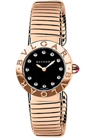 Bulgari - BVLGARI - 26mm Medium - Pink Gold - Watch Brands Direct
