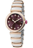 Bulgari - Lucea Automatic 33mm - Stainless Steel and Rose Gold - Watch Brands Direct
 - 4