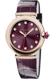 Bulgari - Lucea 36mm - Stainless Steel and Pink Gold - Watch Brands Direct
 - 2