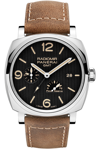 Panerai - Radiomir 1940 3 Days GMT Power Reserve Automatic Acciaio – 45mm - Watch Brands Direct
