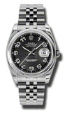 Rolex,Rolex - Datejust 36mm - Steel - Domed Bezel - Watch Brands Direct