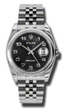 Rolex,Rolex - Datejust 36mm - Steel - Domed Bezel - Watch Brands Direct