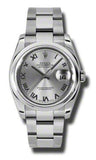 Rolex,Rolex - Datejust 36mm - Steel - Domed Bezel - Watch Brands Direct