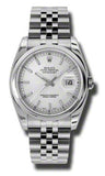 Rolex,Rolex - Datejust 36mm - Steel - Domed Bezel - Watch Brands Direct