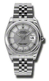 Rolex,Rolex - Datejust 36mm - Steel - Domed Bezel - Watch Brands Direct