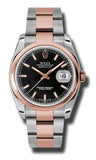 Rolex,Rolex - Datejust 36mm - Steel and Pink Gold - Domed Bezel - Watch Brands Direct