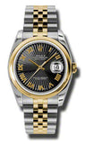 Rolex - Datejust 36mm - Steel and Yellow Gold - Domed Bezel - Watch Brands Direct
 - 3