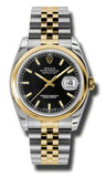 Rolex - Datejust 36mm - Steel and Yellow Gold - Domed Bezel - Watch Brands Direct
 - 4