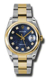 Rolex - Datejust 36mm - Steel and Yellow Gold - Domed Bezel - Watch Brands Direct
 - 36