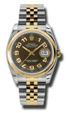 Rolex - Datejust 36mm - Steel and Yellow Gold - Domed Bezel - Watch Brands Direct
 - 8