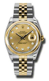 Rolex - Datejust 36mm - Steel and Yellow Gold - Domed Bezel - Watch Brands Direct
 - 9