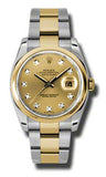 Rolex - Datejust 36mm - Steel and Yellow Gold - Domed Bezel - Watch Brands Direct
 - 39